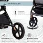 Коляска 2в1 Sweet Baby Elegante Chrome Blue