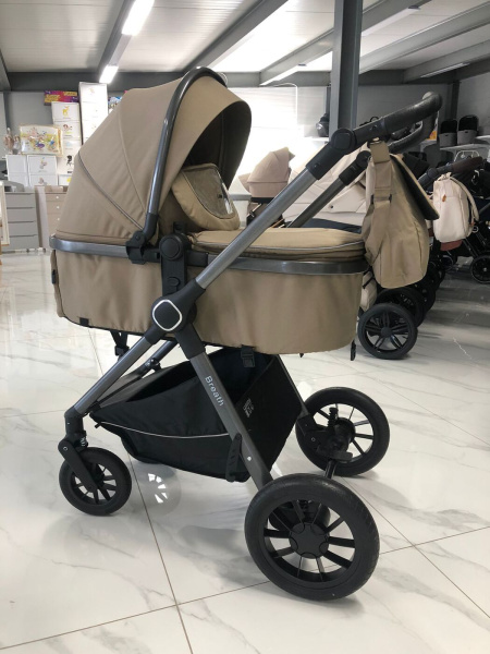 Mодульный трансформер 3в1 Luxmom A4 Темно-Бежевый (Коричневый)