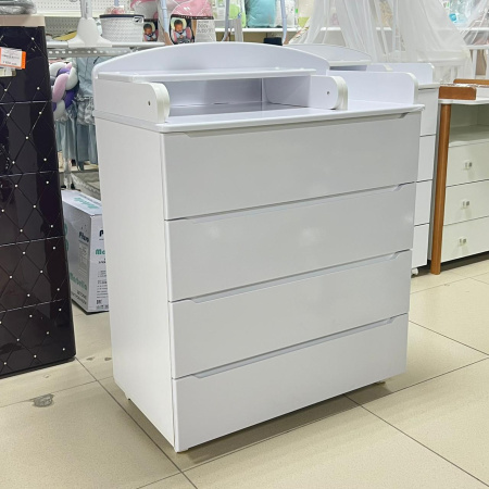 Комод Galaxy 80/4 Белый глянец