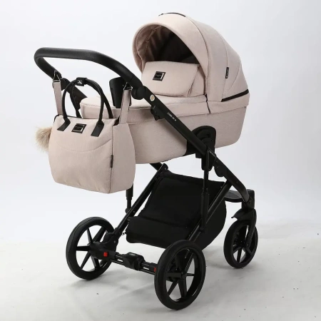 Коляска 2в1 Adamex Lumi Air Ткань Бежевая TK-20