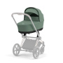 Коляска 2в1 Cybex Priam IV Rosegold цвет Leaf Green