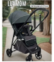Коляска с перекидной ручкой Luxmom 3102 Серый