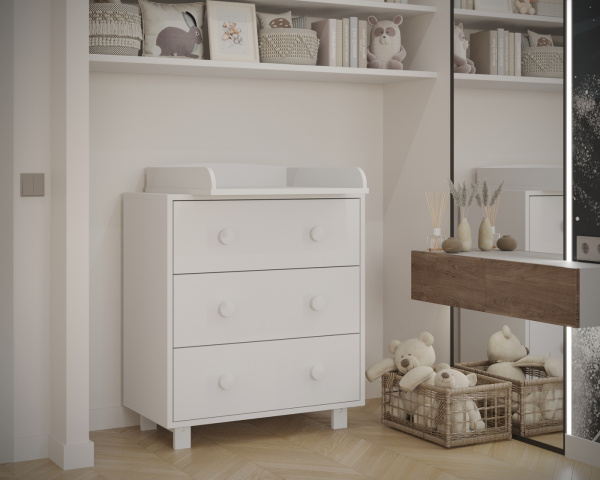 Комод Incanto Papi Lux Белый 80/3