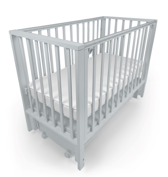 Кровать Marisol маятник, серая