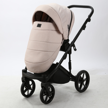 Коляска 2в1 Adamex Lumi Air Ткань Бежевая TK-20