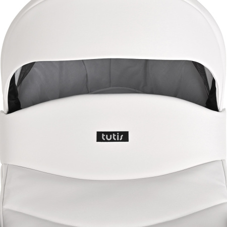 Коляска 3в1 Tutis Novo Кожа White (+Carrello Nova)