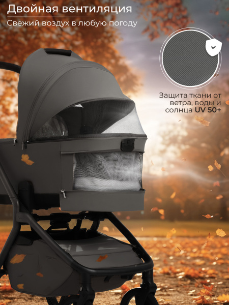 Коляска 2в1 Sweet Baby Orso Dark Grey