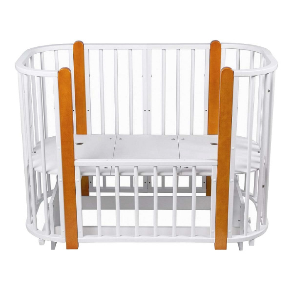 Кровать детская + маятник 5/1 Asti Белый-Бук