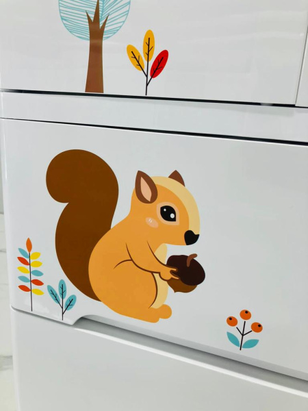 Комод пластиковый Полянка, ящики и полки SG05С35