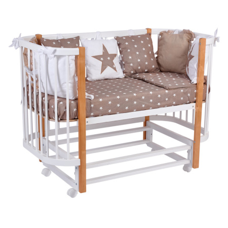 Кровать Солнышко Белый-Бук