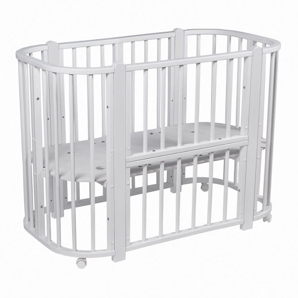 Кровать детская + маятник 5/1 Asti Белый-Белый