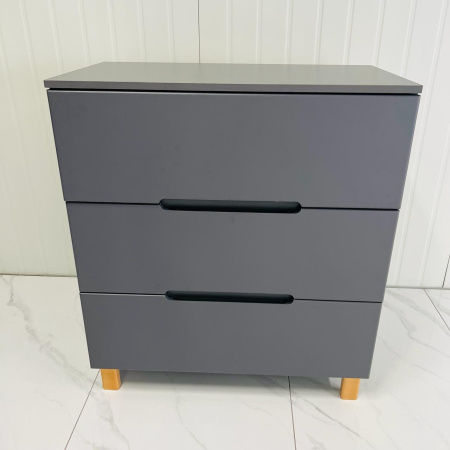 Комод Ecco Valory с доводчиками Moon Grey-Бук