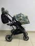 Коляска прогулочная LuxMom 740 Мультфильм/серая рама
