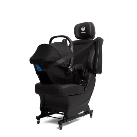 Автолюлька Peppy Rise (carbon) 40-87 см (milk)