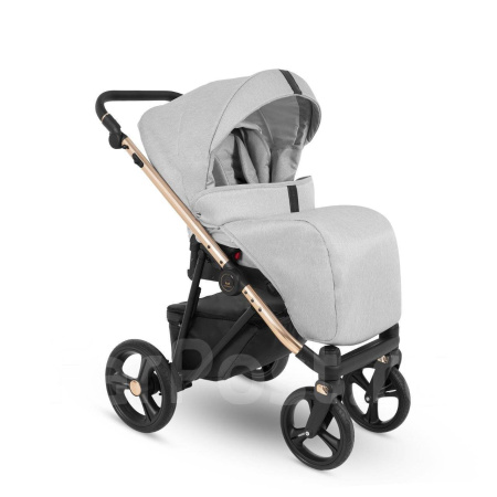 Коляска 3в1 Camarelo Belagio, св.серый меланж 01