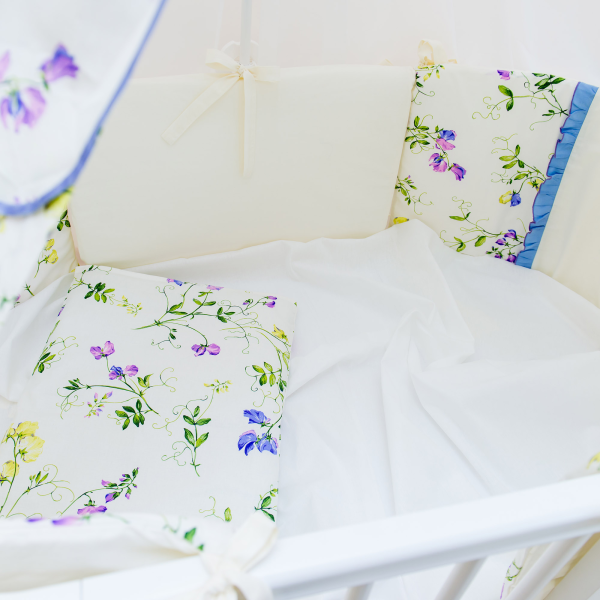 Комплект в кроватку 7пр. ФИАЛКА сиреневый