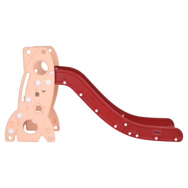 Горка Шаттл с баскет.кольцом Red/Красный,184*44*95h