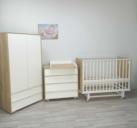 Кровать Incanto Cambridge Белый / Дуб