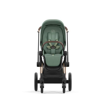 Коляска 2в1 Cybex Priam IV Rosegold цвет Leaf Green