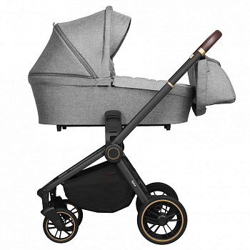 Коляска 2в1 Carrello Epica Черная рама Silver Grey