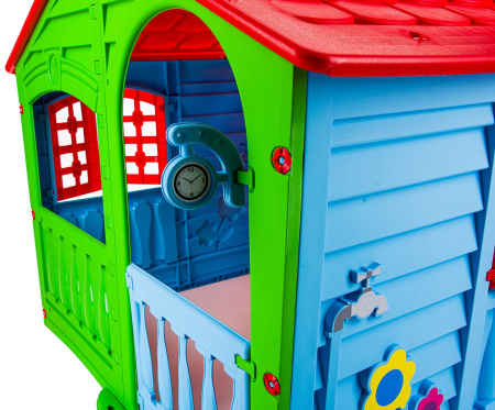 Игровой домик Palplay Красный/Голубой/Зеленый/Maayan,140*111*115h