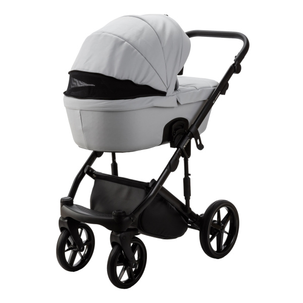 Коляска 2в1 Adamex Lumi Air Кожа Серая SA-3