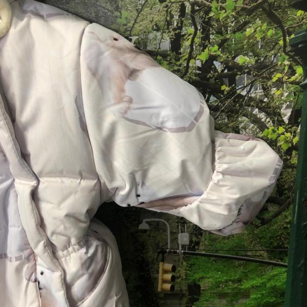 Комбинезон Трансформер Зимний, Белый медведь, Белый 56-74