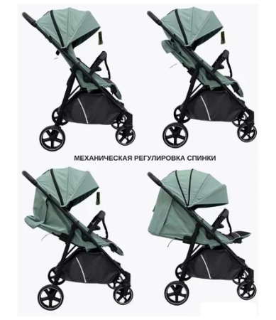 Коляска с перекидной ручкой Luxmom 3102 Серый