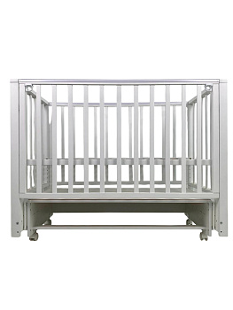 Кровать  Marisol (маятник универсальный, накладка ПВХ) Белая