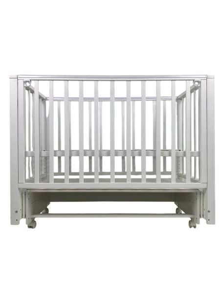 Кровать  Marisol (маятник универсальный, накладка ПВХ) Белая