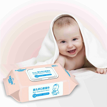 Влажные салфетки PalmBaby с ментолом, арт DS380