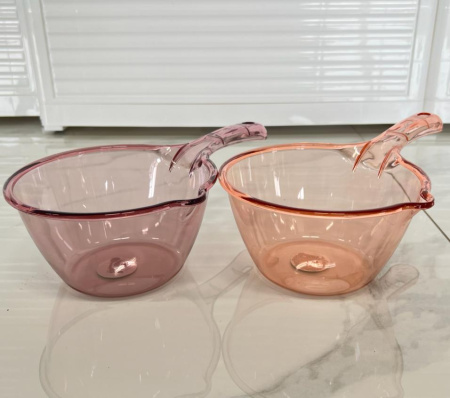 Ковш для купания, прозрачный, скошенный