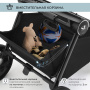 Коляска 2в1 Sweet Baby Elegante Chrome Blue