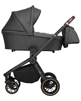 Коляска 2в1 Carrello Epica Черная рама Iron Grey