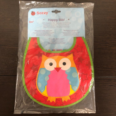 Нагрудник Совушка из неопрена