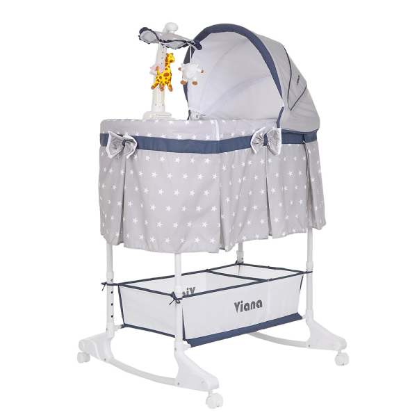 Колыбель Pituso Viana Stars Grey