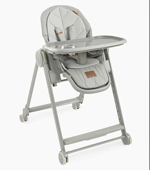 Стул для кормления Happy Baby BERNY LUX grey new