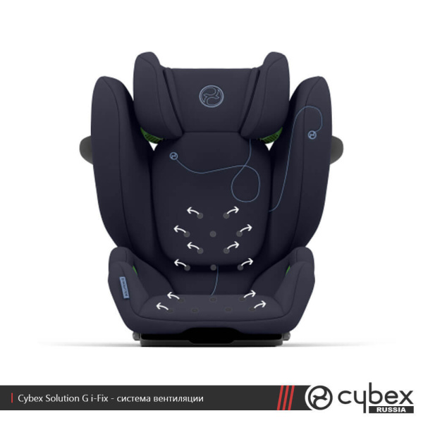 Автокресло Cybex Solution G i-Fix Moon Black