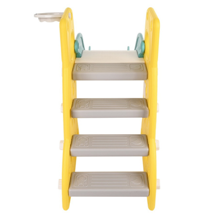 Горка Шаттл с баскет.кольцом Yellow/Желтый,184*44*95h