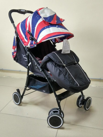 Коляска прогулочная GB X1 синий (с чехлом на ноги)