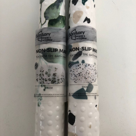 Коврик антискользящий, овал, 70*39 см, 185454, белый