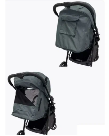 Коляска с перекидной ручкой Luxmom 3102 Серый