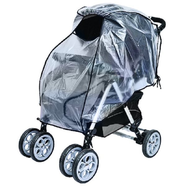 Дождевик на детскую коляску-прогулка из пленки ПВХ