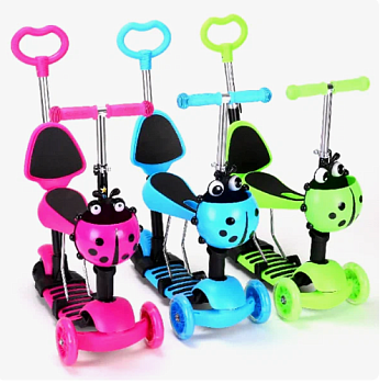 Самокат GT-4110А (розовый, синий, зеленый) (1/6)