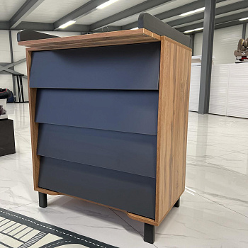 Комод Eva Moon Grey/Бук