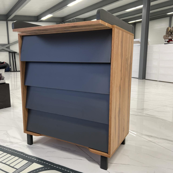 Комод Eva Moon Grey/Бук