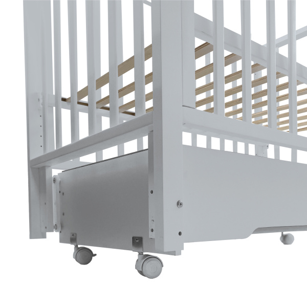 Кровать Marisol маятник, ящик, серая