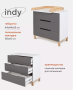 Комод Rant Indy Moon Grey 84см