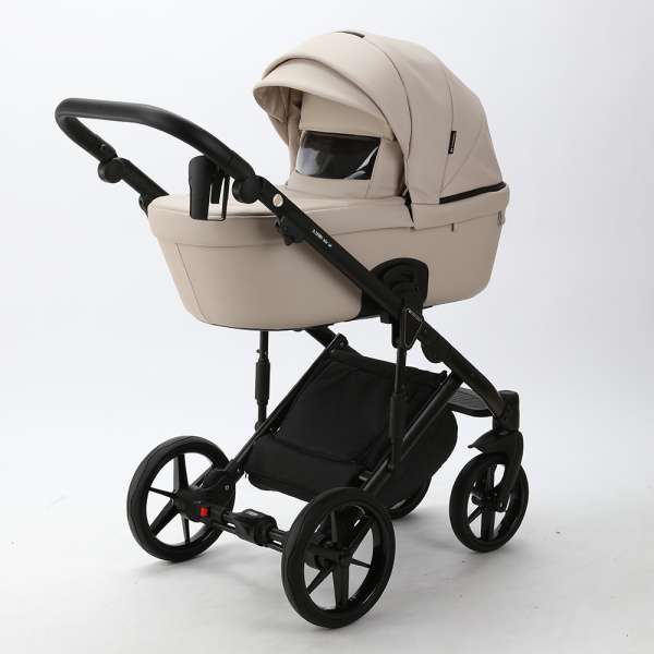 Коляска 2в1 Adamex Lumi Air Кожа Бежевая SA-7