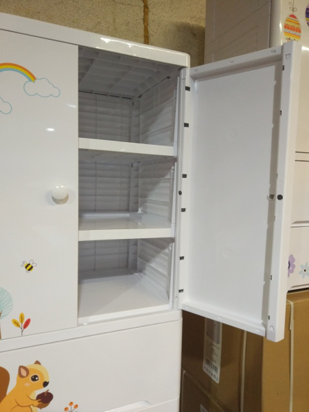 Комод пластиковый Пони, 5 секций, полки, SG01С35